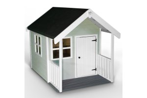 Little Rascals Painted Matilda Wooden Playhouse in Dolphin Grey