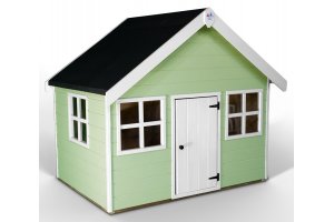 Little Rascals Painted Jasmine Playhouse in Soft Mint