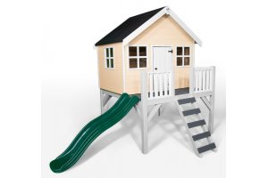 Little Rascals Painted Felix Wooden Playhouse in Mellow Yellow