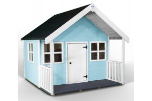 Little Rascals Painted Bella Playhouse in Baby Blue