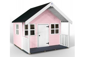 Little Rascals Painted Bella Playhouse in Flamingo Pink