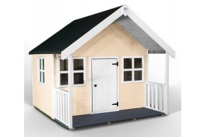 Little Rascals Painted Bella Playhouse in Mellow Yellow