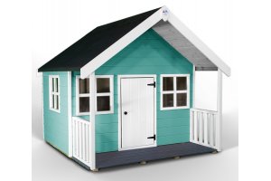 Little Rascals Painted Bella Playhouse in Mermaid Green