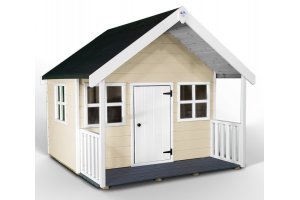 Little Rascals Painted Bella Playhouse in Oyster White