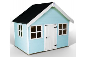 Little Rascals Painted Jasmine Playhouse in Baby Blue