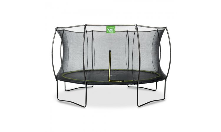Exit 14ft Silhouette Black Trampoline With Enclosure