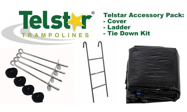 9ft x 13ft Telstar Cover, Ladder and Tie Down Kit Packs