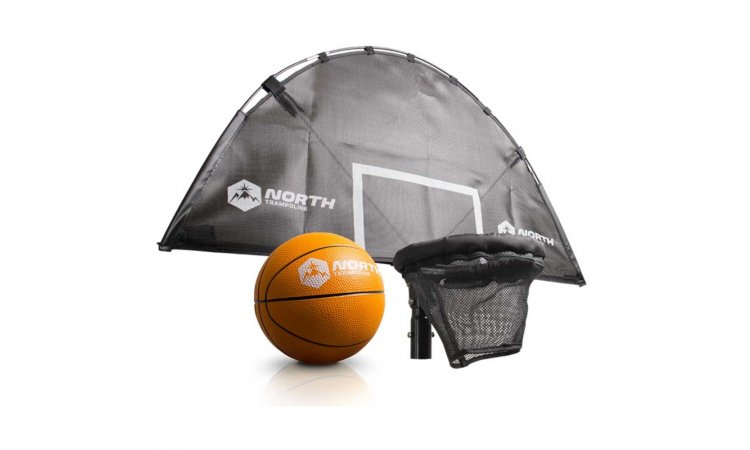 North Trampoline Basketball Hoop