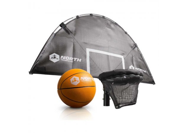 North Trampoline Basketball Hoop