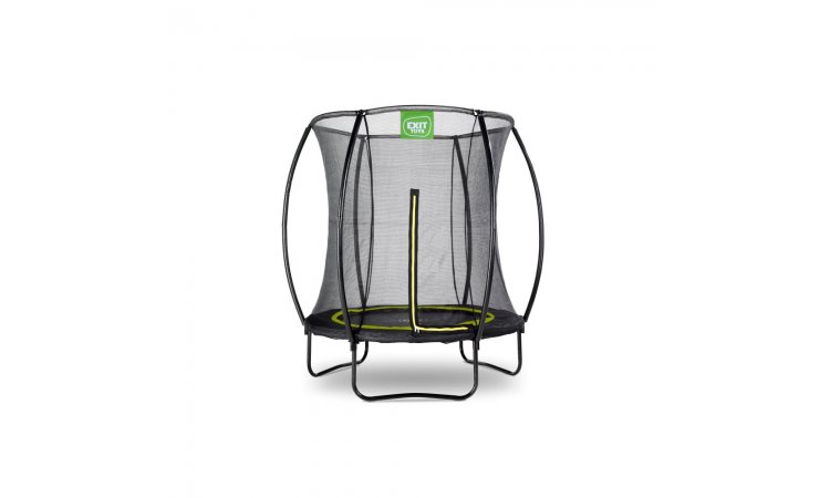 Exit 6ft Silhouette Black Trampoline With Enclosure
