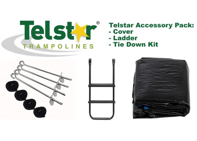 12ft Telstar Cover, Ladder and Tie Down Kit Packs