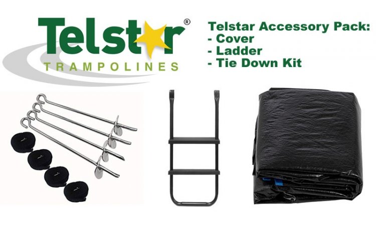12ft Telstar Cover, Ladder and Tie Down Kit Packs