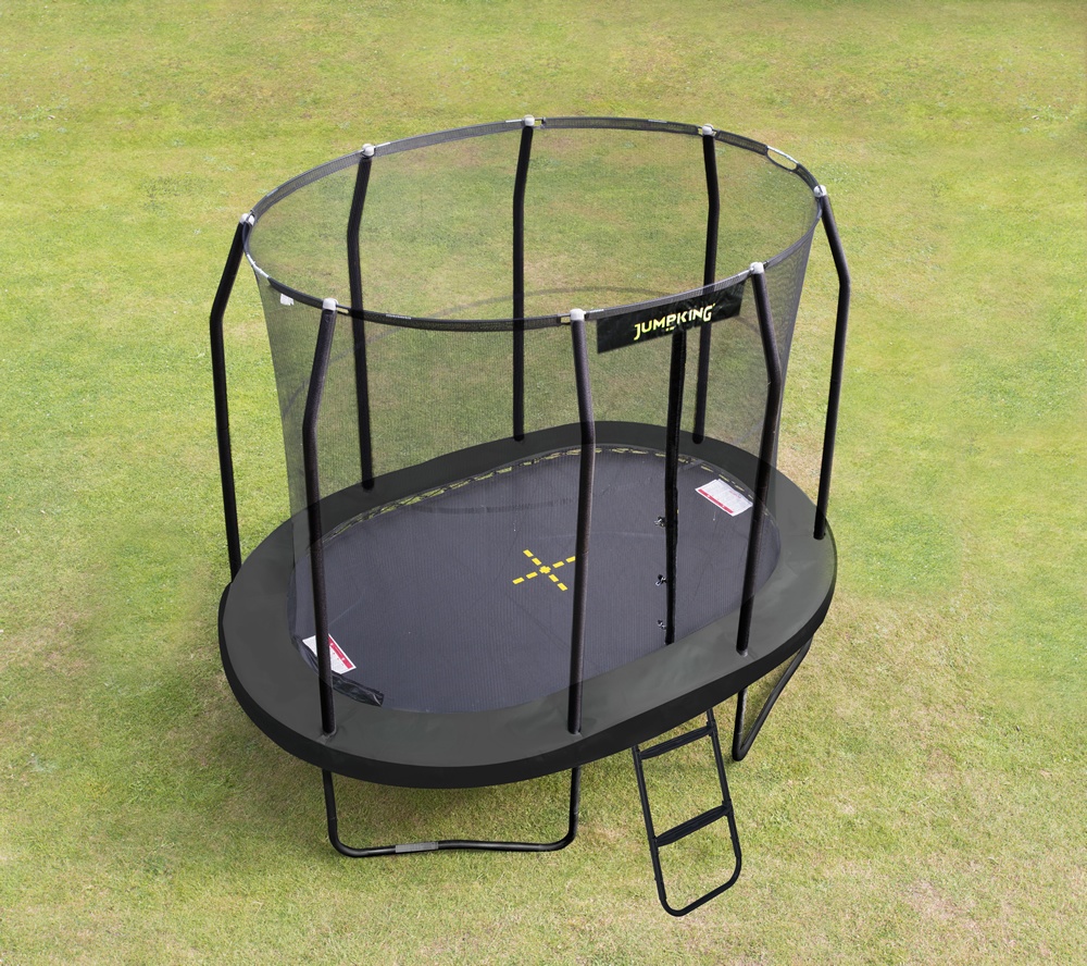 Jumpking Large Ovalpod Trampoline 10ft X 15ft With Free Ladder