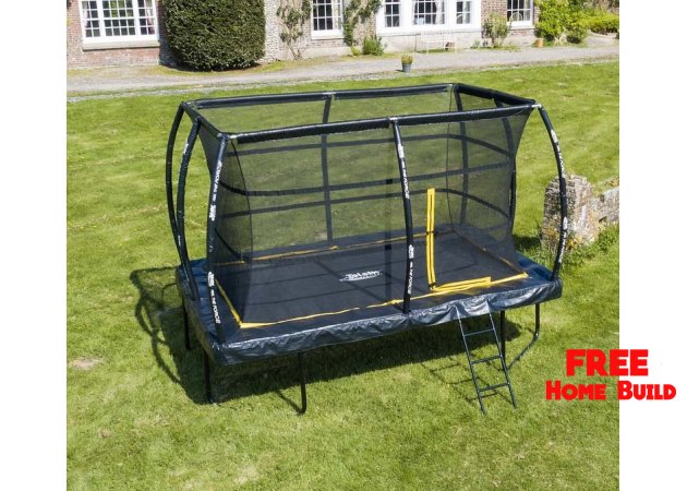 7.5ft x 10ft Telstar ELITE Rectangle Trampoline Package Including Cover, Ladder and FREE INSTALLATION