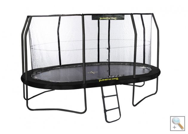 Jumpking Large OvalPOD Trampoline, 10ft x 15ft with FREE Ladder