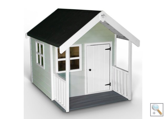 Little Rascals Painted Matilda Wooden Playhouse in Dolphin Grey