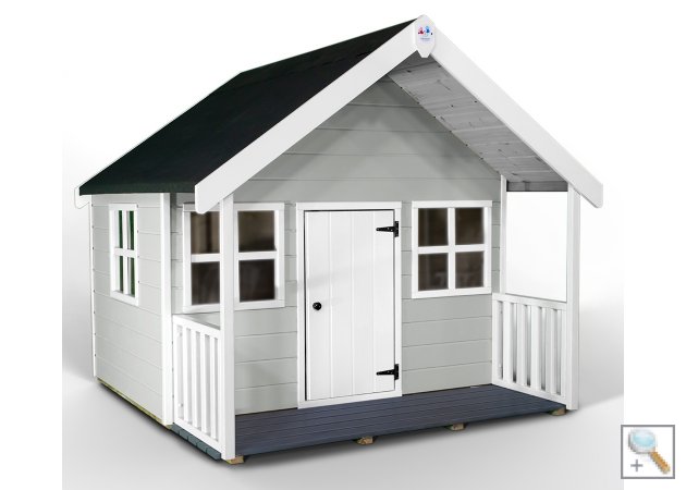 Little Rascals Painted Bella Playhouse in Dolphin Grey