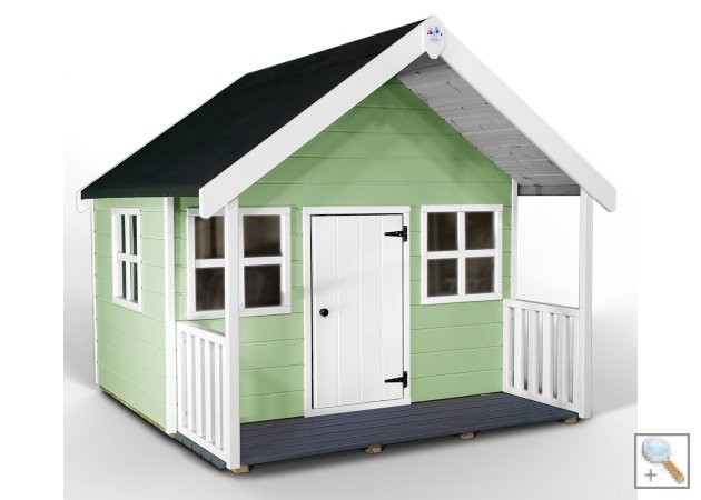 Little Rascals Painted Bella Playhouse in Soft Mint 