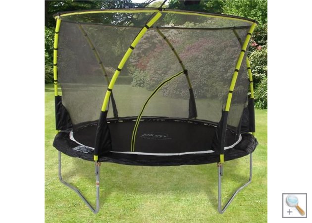 12ft Plum Whirlwind Trampoline and Enclosure 