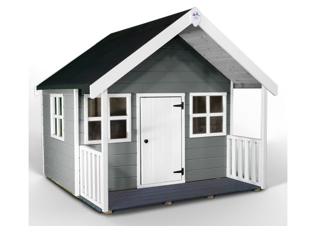 Little Rascals Painted Bella Playhouse in Pebble Grey