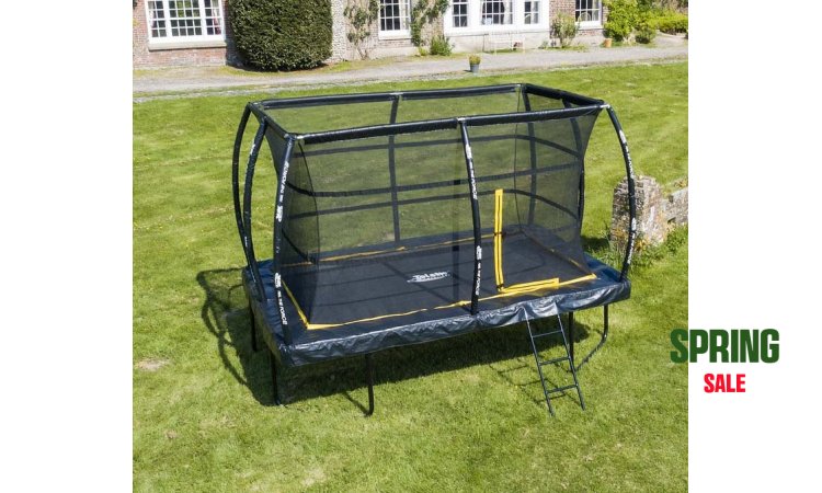 7.5ft x 10ft Telstar ELITE Rectangle Trampoline Package INCLUDING COVER, LADDER and DELIVERY