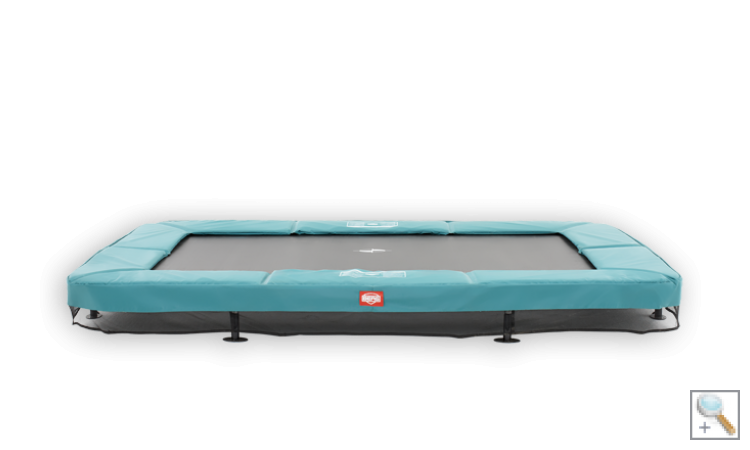11ft In Ground Rectangle Trampoline, Rectangle Trampoline In Ground