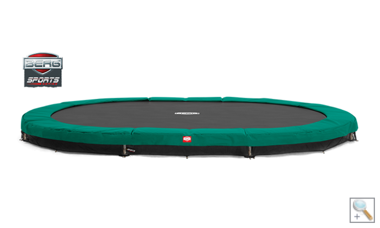 BERG SPORTS SERIES In Ground Grand Champion Oval Trampoline 16ft 10 x 12ft 