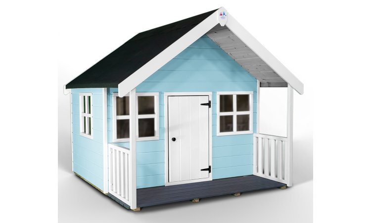 Little Rascals Painted Bella Playhouse in Baby Blue