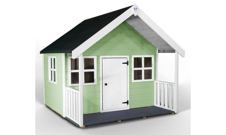 Little Rascals Painted Bella Playhouse in Soft Mint 