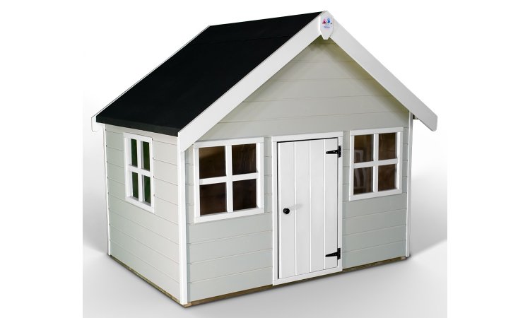 Little Rascals Painted Jasmine Playhouse in Dolphin Grey